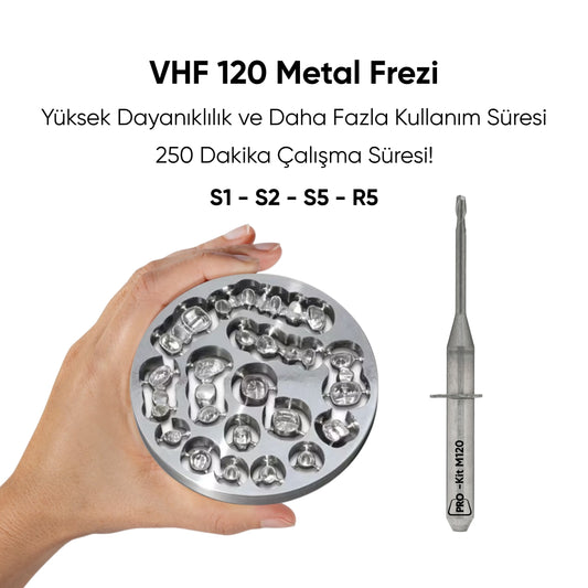 VHF M120-R-35 Metal Frezi