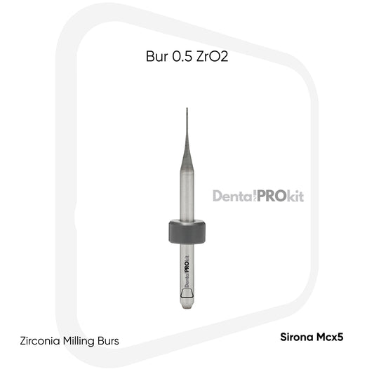 Sirona Bur 0.5 ZrO2 Mcx5 Zirkonyum Frezi
