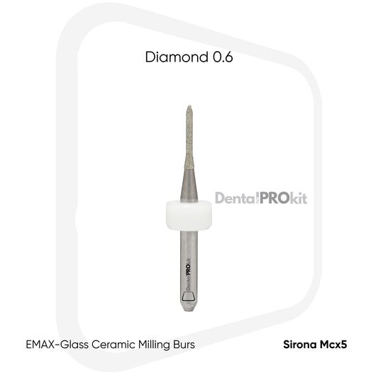 Sirona Diamond 0.6 Mcx5 Cam Seramik Frezi