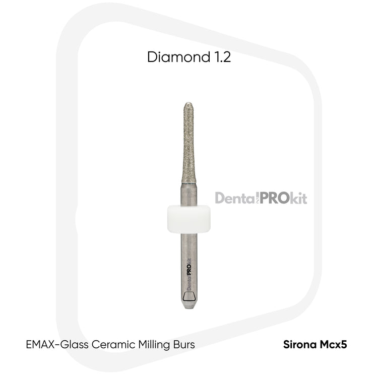 Sirona Diamond 1.2 Mcx5 Cam Seramik Frezi
