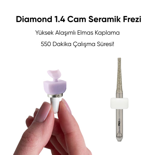 Sirona Diamond 1.4 Mcx5 Cam Seramik Frezi