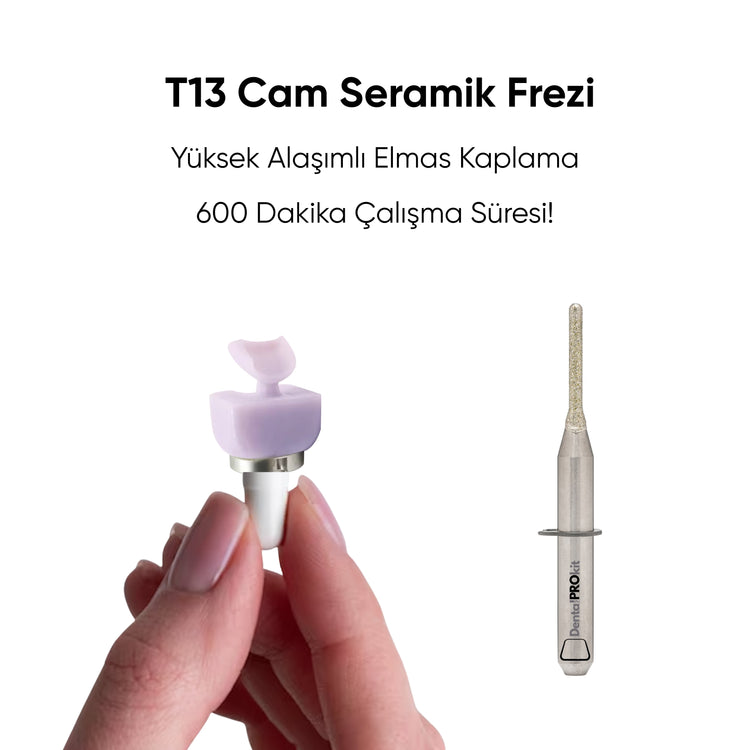 T13 Cam Seramik Frezi