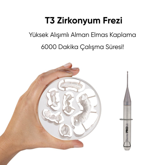 T3 Zirkonyum Frezi