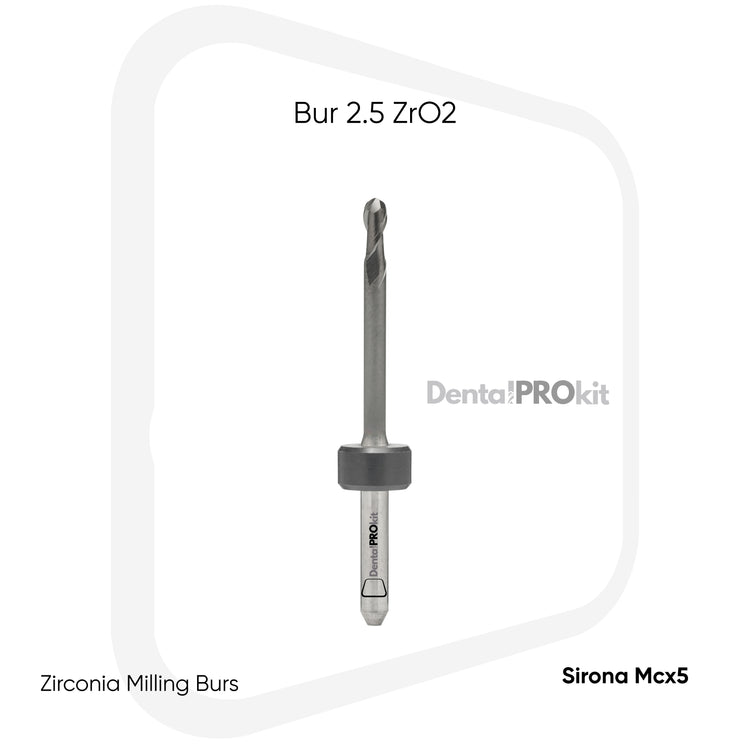 Sirona Bur 2.5 ZrO2 Mcx5 Zirkonyum Frezi