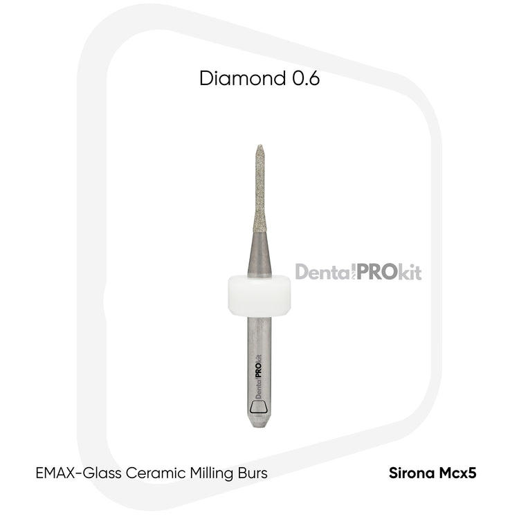 Sirona Diamond 0.6 Mcx5 Cam Seramik Frezi