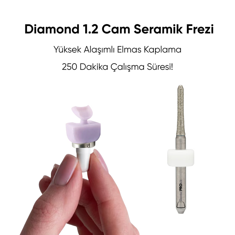 Sirona Diamond 1.2 Mcx5 Cam Seramik Frezi