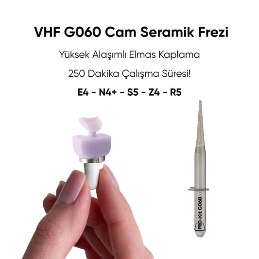 VHF G060-R-35 Cam Seramik Frezi