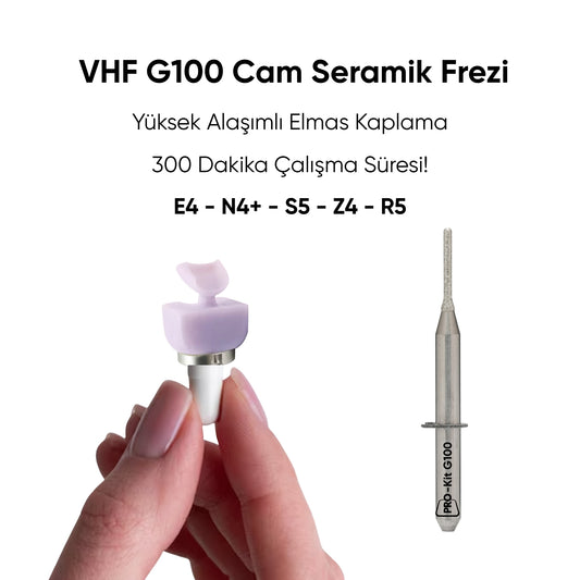VHF G100-R-35 Cam Seramik Frezi