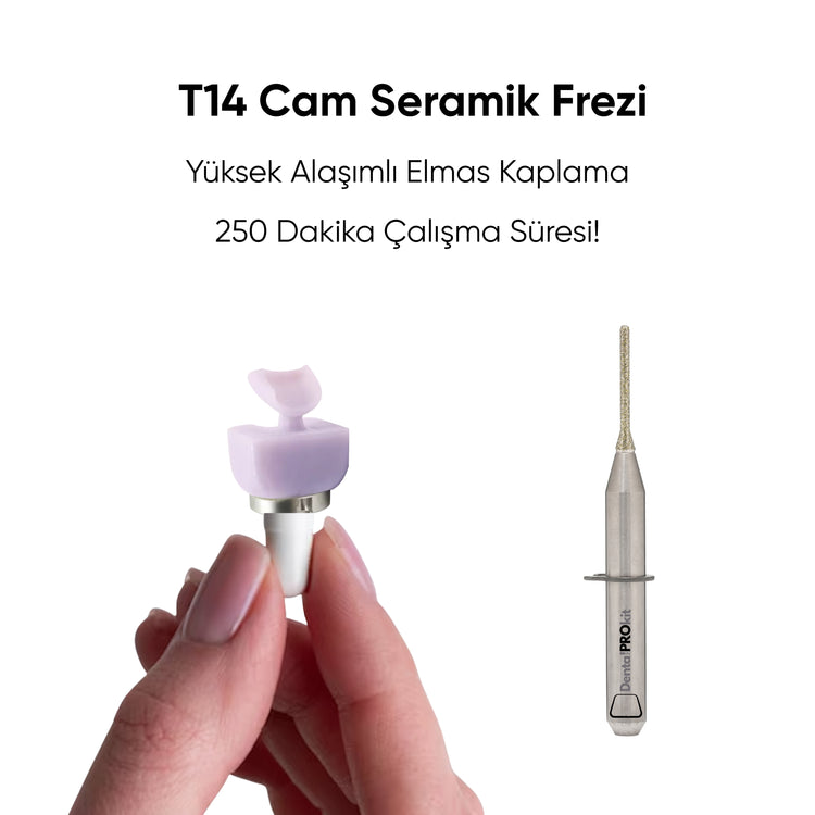 T14 Cam Seramik Frezi